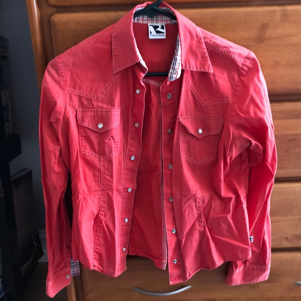 Rockies western button down shirt